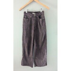 Urban Outfitters BDG Women High Rise &  Wide Leg Corduroy Pants in Brown Size 24